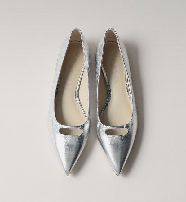 ODETTE E ODILE「タイニーストラップ フラット10&uarr;」|パンプス|SILVER
