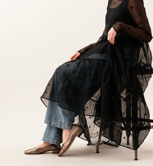 ODETTE E ODILE「スクエアセンターシーム フラット25&darr;&uarr;」|パンプス|