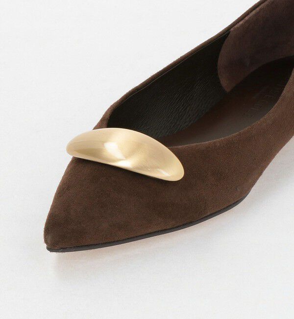 ODETTE E ODILE「オーバルメタル フラット10&uarr;」|パンプス|