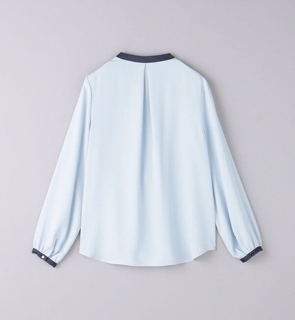 UNITED ARROWS「バイカラー パイピング ブラウス」|シャツ・ブラウス|