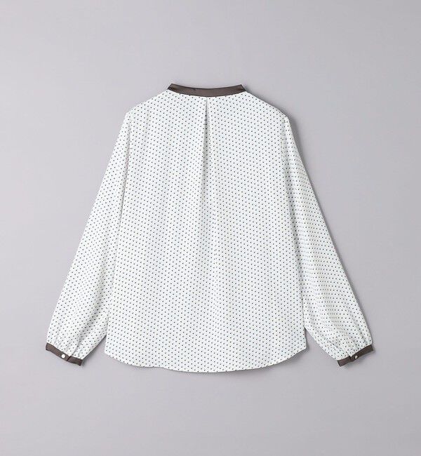 UNITED ARROWS「バイカラー パイピング ブラウス」|シャツ・ブラウス|