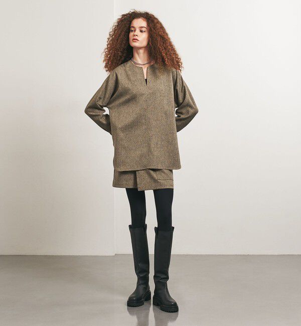 UNITED ARROWS「＜TO UNITED ARROWS＞Pツイル プルオーバー ブラウス」|シャツ・ブラウス|