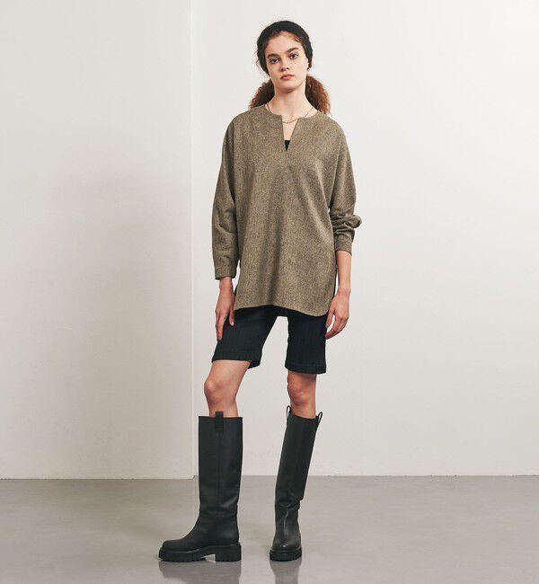 UNITED ARROWS「＜TO UNITED ARROWS＞Pツイル プルオーバー ブラウス」|シャツ・ブラウス|