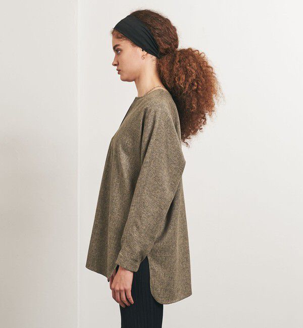 UNITED ARROWS「＜TO UNITED ARROWS＞Pツイル プルオーバー ブラウス」|シャツ・ブラウス|