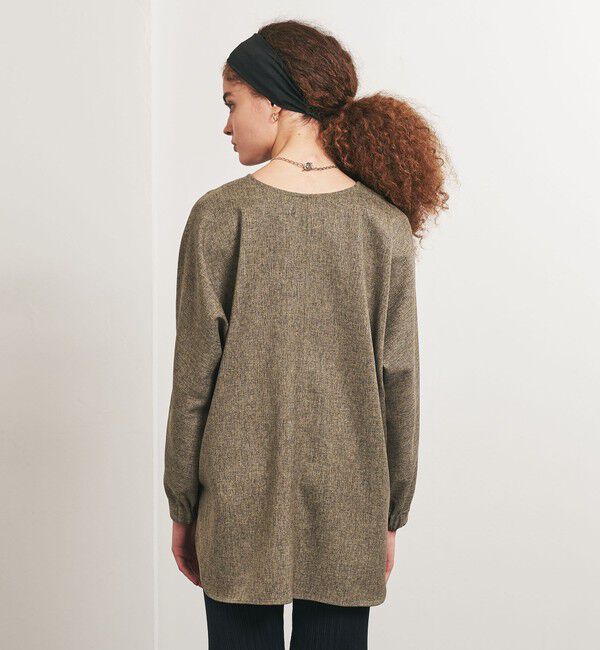 UNITED ARROWS「＜TO UNITED ARROWS＞Pツイル プルオーバー ブラウス」|シャツ・ブラウス|