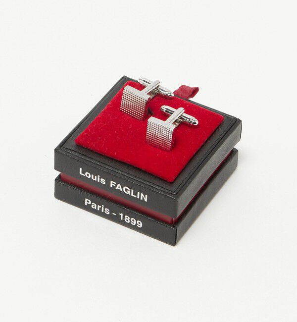 UNITED ARROWS「＜Louis FAGLIN＞ Croise Silver Cufflinks/カフリンクス」|ネクタイピン・カフスボタン|