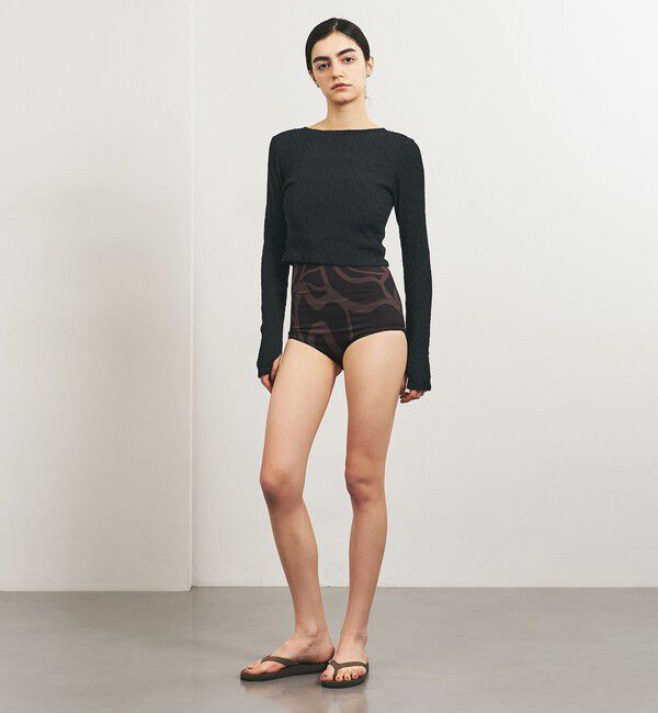 UNITED ARROWS「＜TO UNITED ARROWS＞プリント リバーシブル ボトム/スイムウエア」|ショーツ|