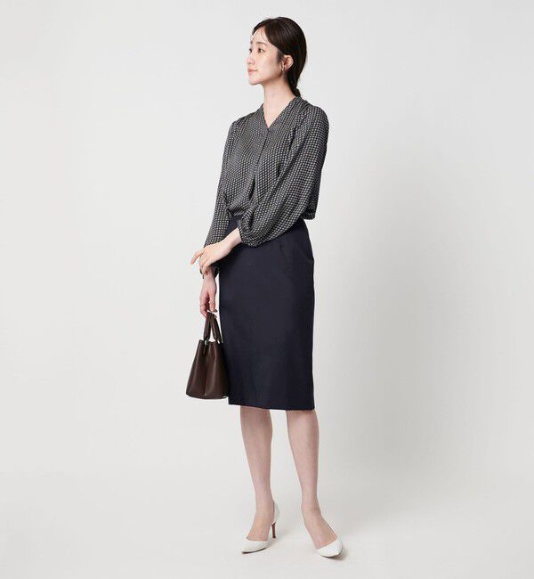 UNITED ARROWS「Vitale Barberis Canonico タイトスカート」|スカート|