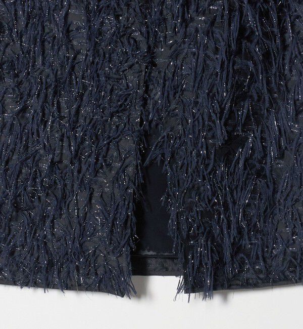 UNITED ARROWS「ヘアリー ラメ カットジャガード タイト スカート」|スカート|