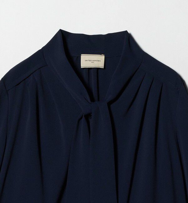 UNITED ARROWS「ボウタイ ロングスリーブ ブラウス‐ウォッシャブル‐」|シャツ・ブラウス|