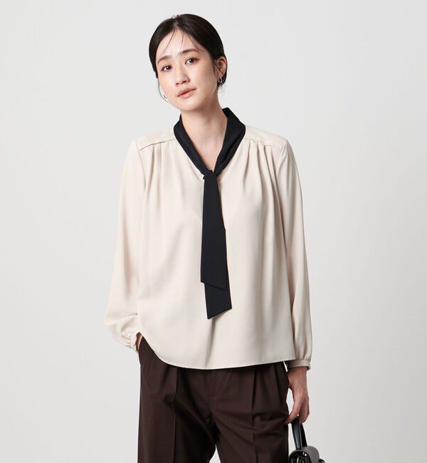 UNITED ARROWS「ボウタイ ロングスリーブ ブラウス‐ウォッシャブル‐」|シャツ・ブラウス|その他1