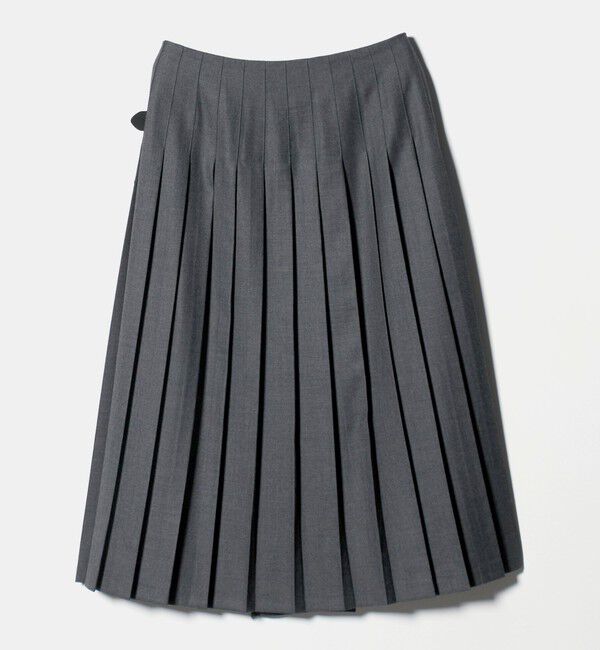 UNITED ARROWS「【別注】＜O&rsquo;NEIL of DUBLIN＞プリーツ ロング スカート グレー」|スカート|