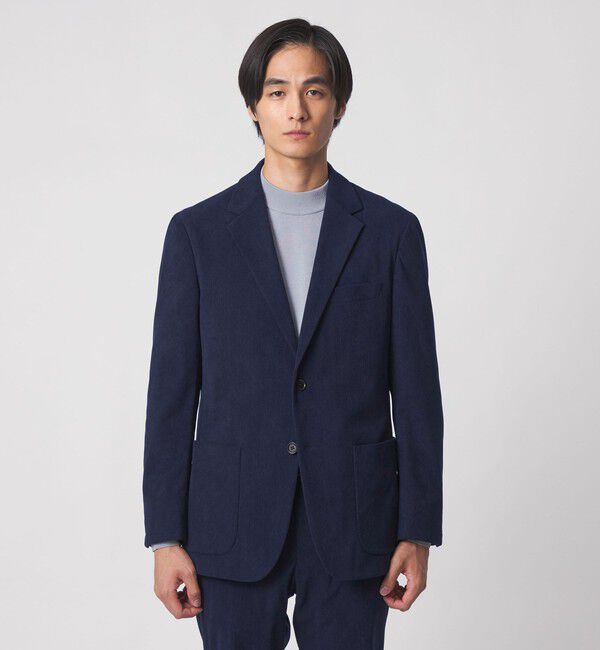 UNITED ARROWS「ライト コーデュロイ シングル 2ボタン テーラードジャケット UA COZY ウォッシャブル ヨコストレッチ」|スーツ|