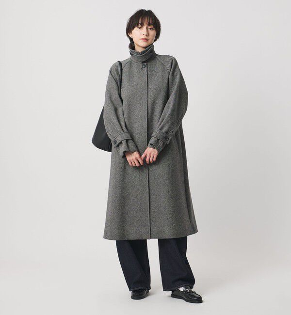 UNITED ARROWS「MANTECO ミックス ステンカラー コート」|ステンカラーコート|