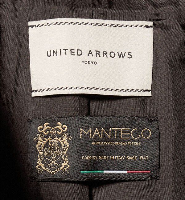 UNITED ARROWS「MANTECO ミックス ステンカラー コート」|ステンカラーコート|