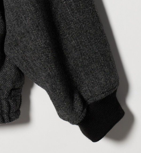 UNITED ARROWS「＜District＞ヘリンボーン ツイード ジップブルゾン」|ブルゾン・スタジャン|