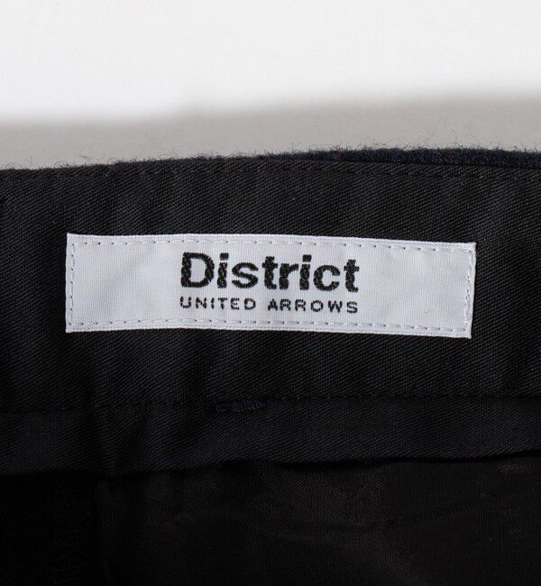 UNITED ARROWS「＜District＞シュリンク サージ ベイカースラックス」|スラックス|
