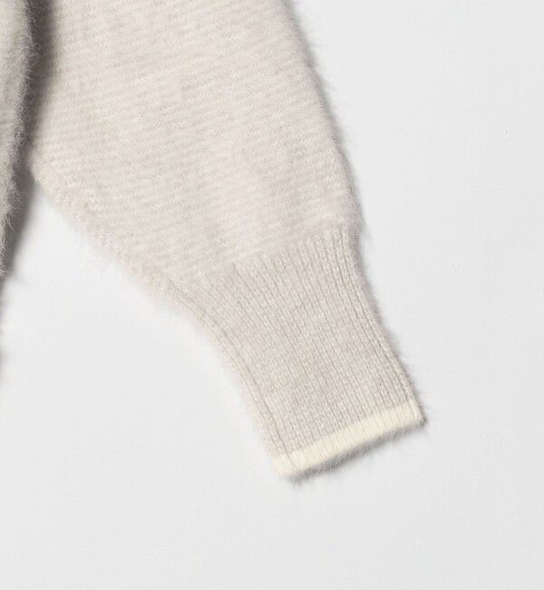 UNITED ARROWS「フォックスカシミヤ バイカラー クルーネックニット」|ニット・セーター|