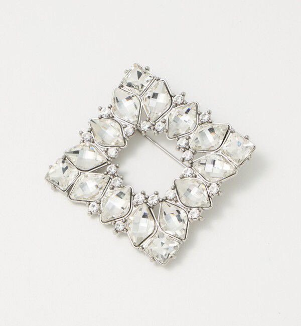 UNITED ARROWS「スクエア ブローチ」|ブローチ・コサージュ|