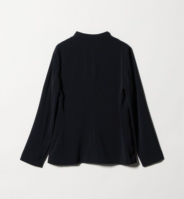 UNITED ARROWS「FEEL CLEAN Vノーカラー ジャケット ‐防しわ ストレッチ UVカット‐」|ノーカラージャケット|