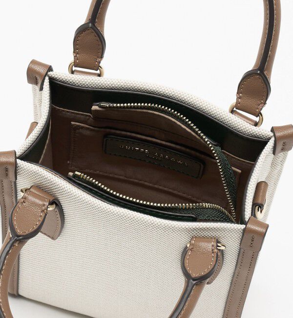 UNITED ARROWS「キャンバスコンビ ミニトートバッグ」|トートバッグ|