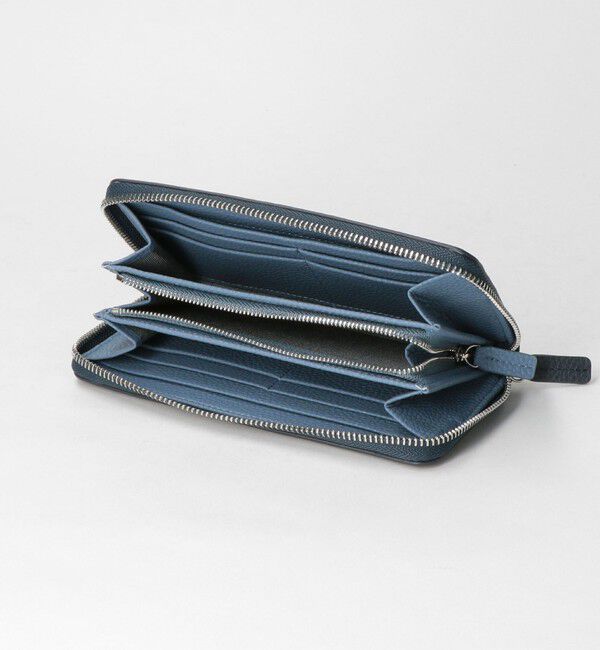 UNITED ARROWS green label relaxing「シボ レザーライク 2カラー ロングウォレット 長財布」|財布|