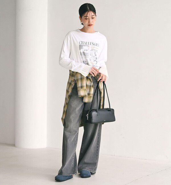 UNITED ARROWS green label relaxing「【WEB限定】＜at ease＞フォト ロングスリーブ Tシャツ」|Tシャツ・カットソー|