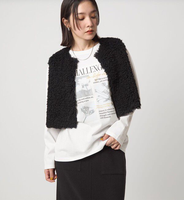 UNITED ARROWS green label relaxing「【WEB限定】＜at ease＞フォト ロングスリーブ Tシャツ」|Tシャツ・カットソー|