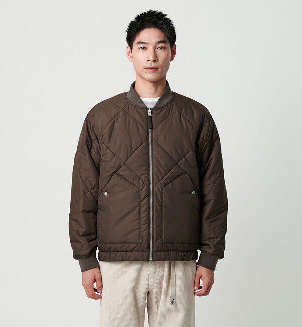 UNITED ARROWS green label relaxing「パデッド リバーシブル ジップ ブルゾン」|ブルゾン・スタジャン|