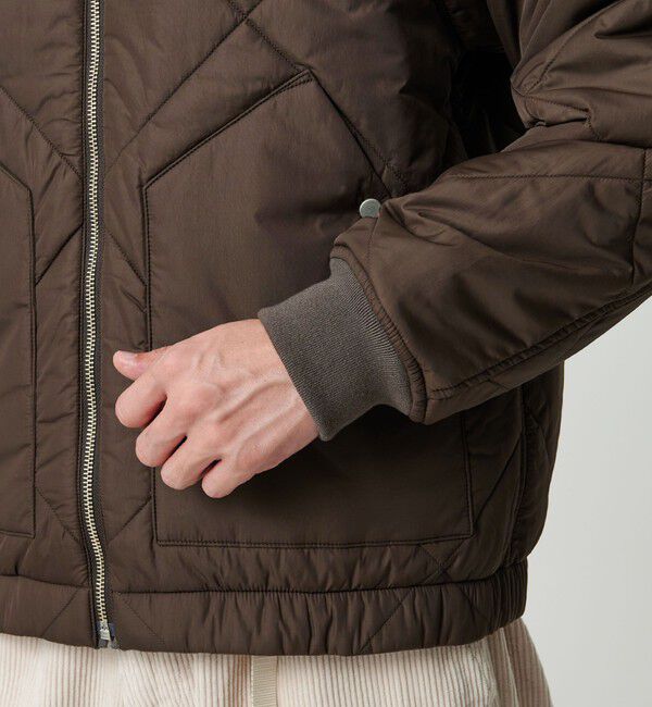 UNITED ARROWS green label relaxing「パデッド リバーシブル ジップ ブルゾン」|ブルゾン・スタジャン|