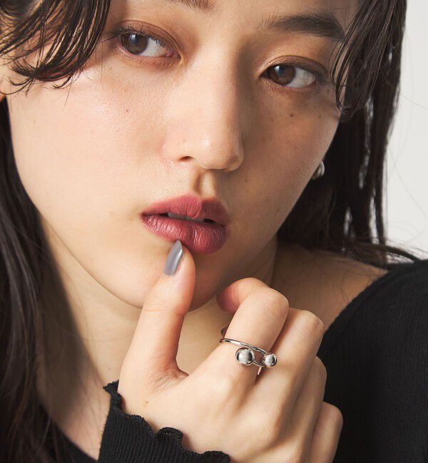 UNITED ARROWS green label relaxing「【WEB限定】ボール モチーフ リング」|リング|SILVER
