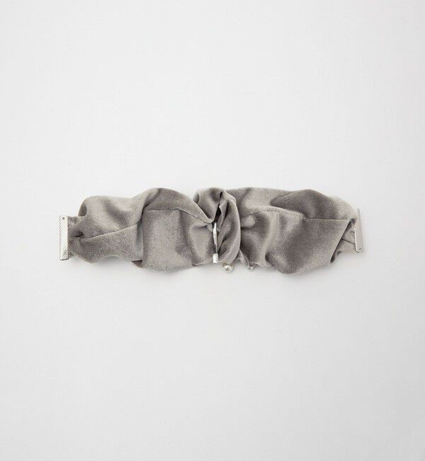 UNITED ARROWS green label relaxing「【WEB限定】起毛 ヘアカフ（フェイクパール）クラップカフ / ポニーフック / フックポニー」|ヘアゴム・シュシュ|