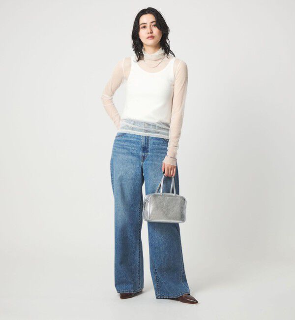 UNITED ARROWS green label relaxing「シアー ドット タートルネック カットソー」|Tシャツ・カットソー|