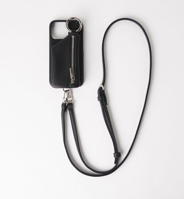 BEAUTY&YOUTH UNITED ARROWS「＜ajew＞CADENAS ストラップ iPhone13Pro ケース」|モバイルケース|BLACK