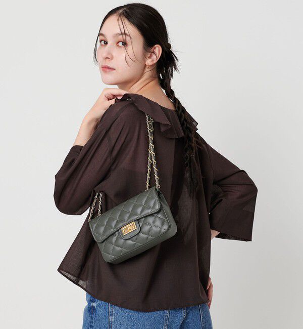 BEAUTY&YOUTH UNITED ARROWS「＜AULENTTI＞レザー キルティング チェーン ショルダーバッグ」|ショルダー・メッセンジャー|