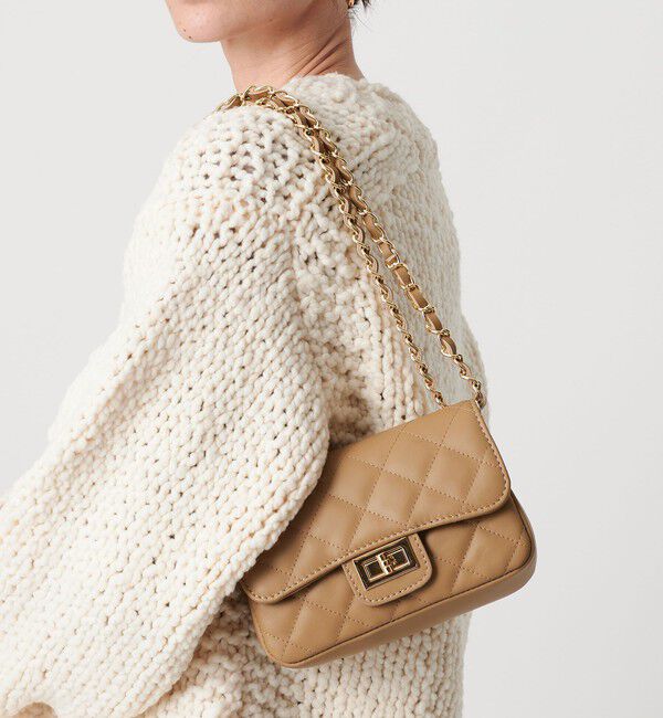 BEAUTY&YOUTH UNITED ARROWS「＜AULENTTI＞レザー キルティング チェーン ショルダーバッグ」|ショルダー・メッセンジャー|