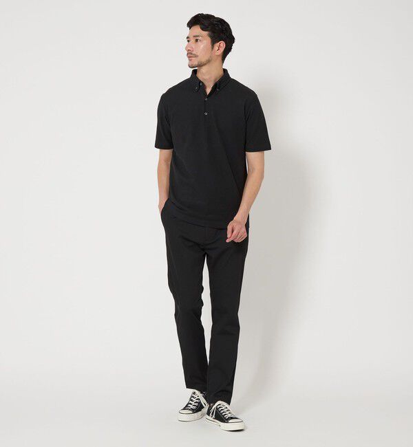 BEAUTY&YOUTH UNITED ARROWS「【WEB限定 WARDROBE SMART】ステイ クリーン ピケ BD ポロシャツ【抗菌・防臭】」|ポロシャツ|