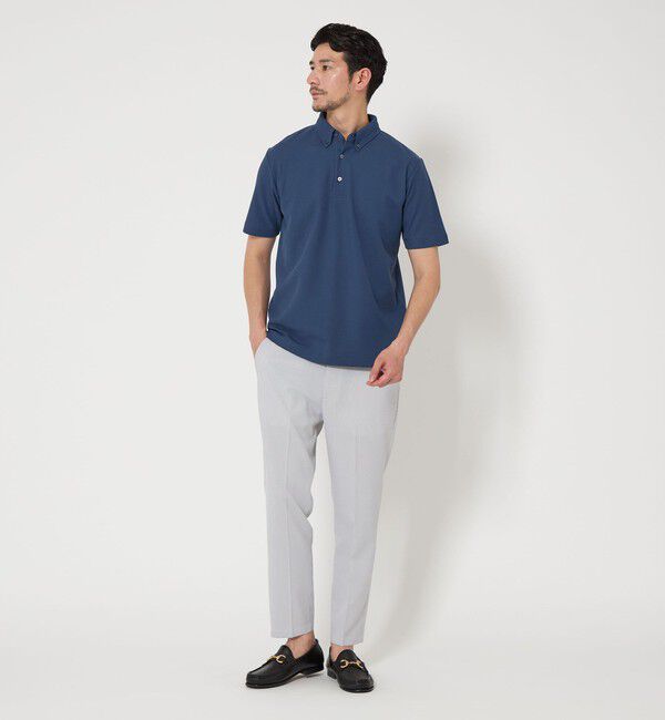 BEAUTY&YOUTH UNITED ARROWS「【WEB限定 WARDROBE SMART】ステイ クリーン ピケ BD ポロシャツ【抗菌・防臭】」|ポロシャツ|