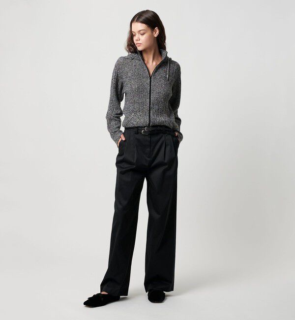 ATTISESSION「＜ATTISESSION＞ベルト 2タック ストレート パンツ 2」|その他|