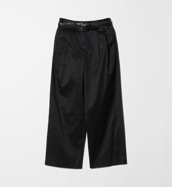 ATTISESSION「＜ATTISESSION＞ベルト 2タック ストレート パンツ 2」|その他|