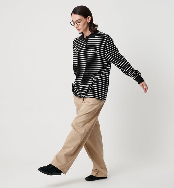 BEAUTY&YOUTH UNITED ARROWS「＜MOONSUN＞ボーダー ロングスリーブポロシャツ」|ポロシャツ|