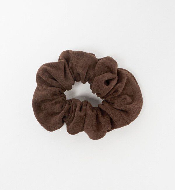 BEAUTY&YOUTH UNITED ARROWS「【WEB限定】スエードライク シュシュ」|ヘアゴム・シュシュ|DK.BROWN
