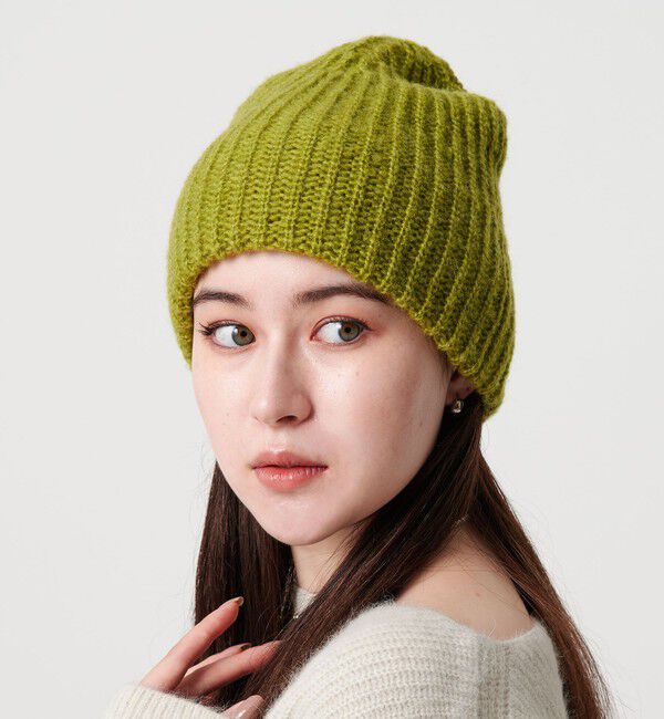 BEAUTY&YOUTH UNITED ARROWS「カラー ニットキャップ/オリーブ」|ニット帽|