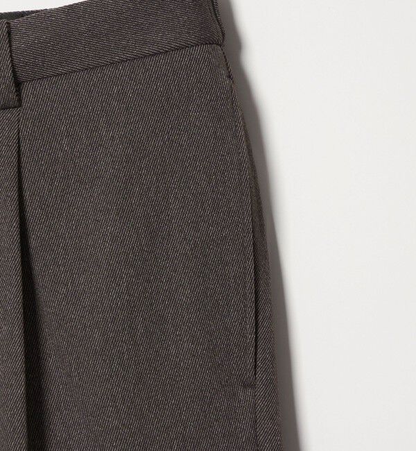 BEAUTY&YOUTH UNITED ARROWS「ツイル 1プリーツ テーパード パンツ NO.5 ヨコストレッチ」|チノ|