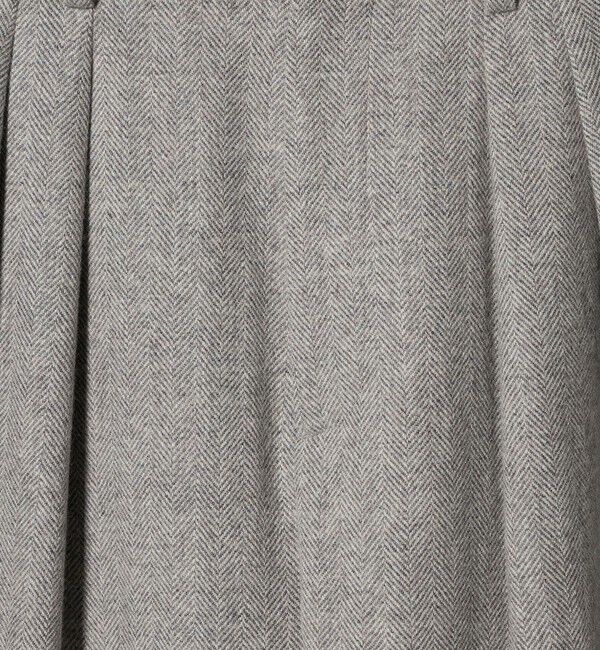 BEAUTY&YOUTH UNITED ARROWS「毛ブレンド ヘリンボーンワイドパンツ」|スラックス|