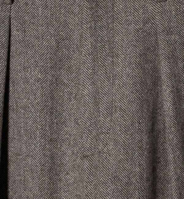 BEAUTY&YOUTH UNITED ARROWS「毛ブレンド ヘリンボーンワイドパンツ」|スラックス|