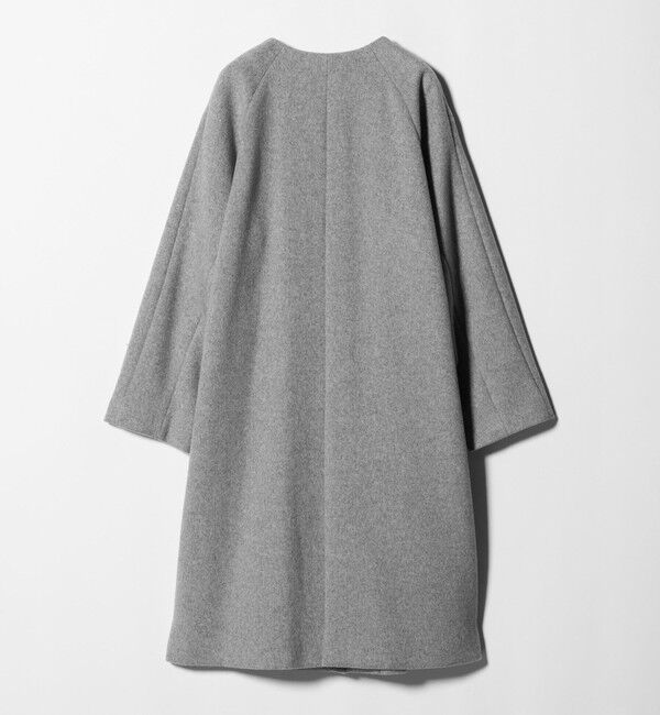 毛ナイロン ノーカラーコート（BEAUTY&YOUTH UNITED ARROWS）｜ルミネ