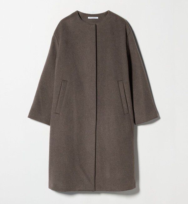 毛ナイロン ノーカラーコート（BEAUTY&YOUTH UNITED ARROWS）｜ルミネ