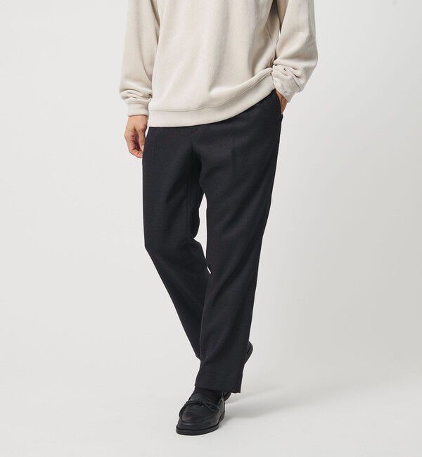 BEAUTY&YOUTH UNITED ARROWS「フラノ テーパード イージー パンツ NO.5 手洗い可能」|チノ|その他1