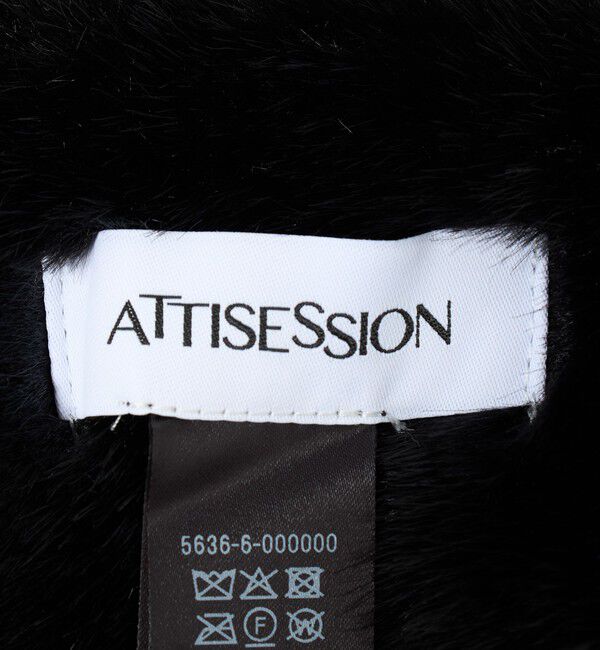 ATTISESSION「＜ATTISESSION＞ファーライク マフラー」|マフラー|